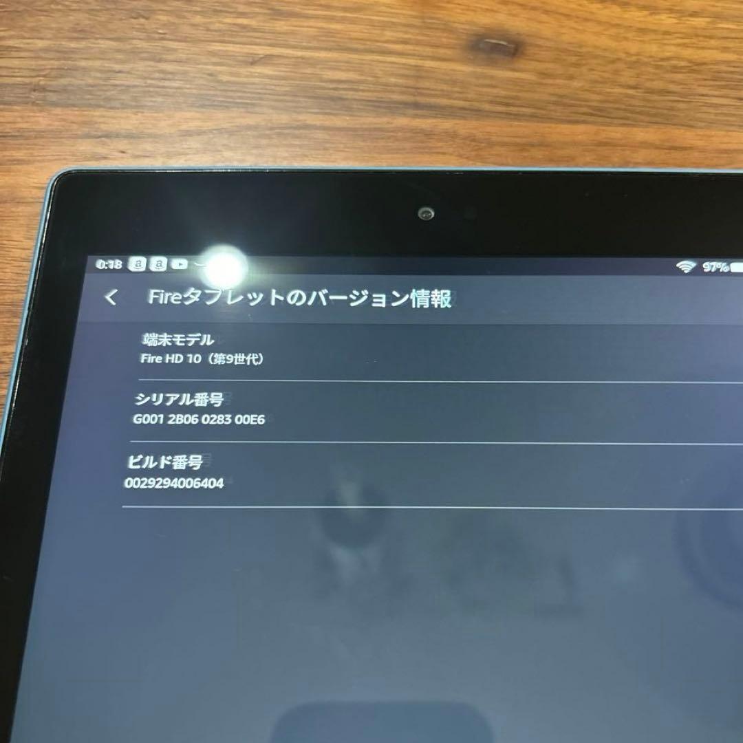fireHD10 第9世代 32GBタブレット　カバー付き
