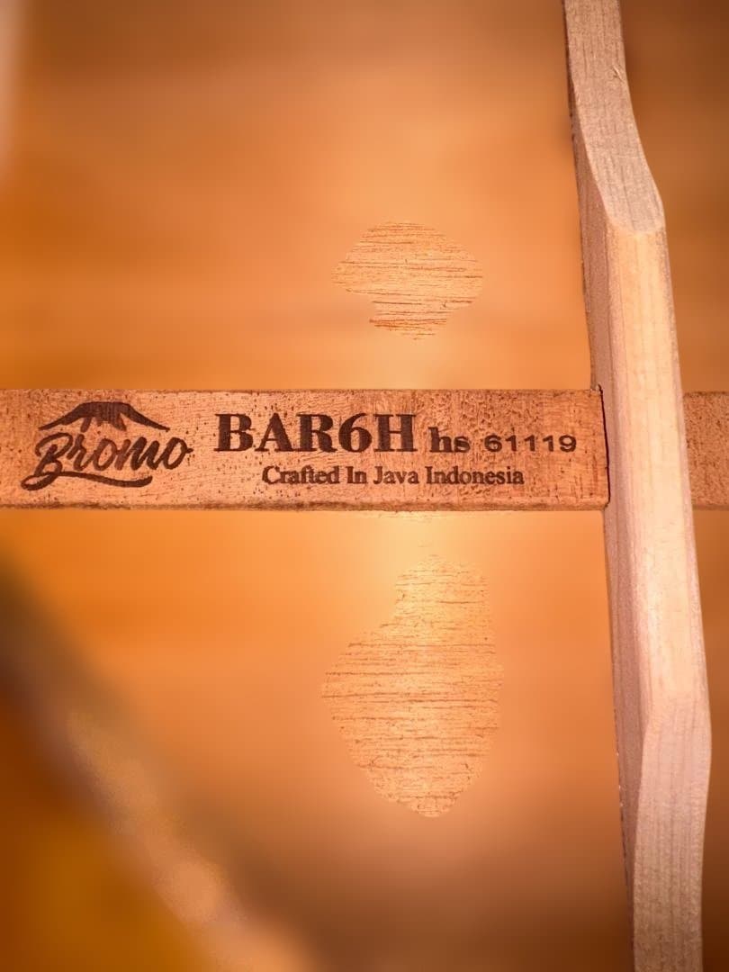 ★今話題沸騰ブロモ！超極上オール単板ボディー！激爆鳴りの絶品！BAR６H hs★