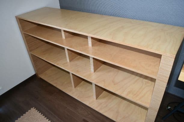 最終再値下げ。オーダーメイド木製シェルフ