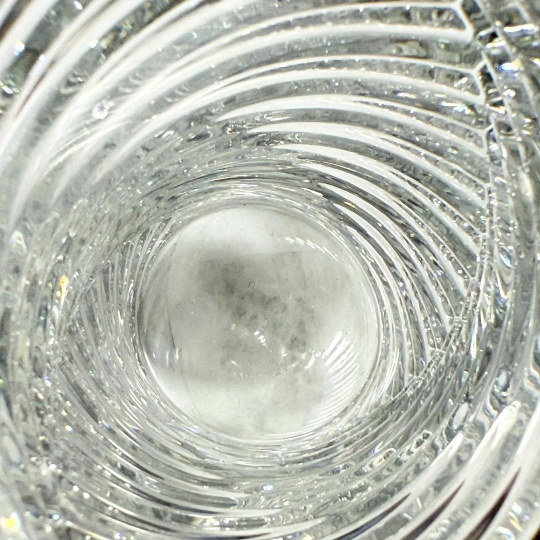 ☆希少極美品 バカラ クリスタル ツイスト S 高さ18cm 高級フラワーベース