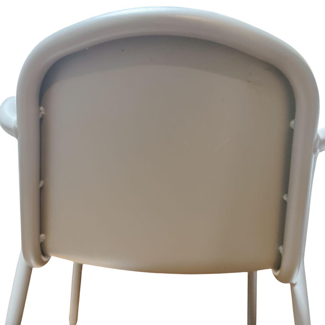 【希少】②IKEA TUNHOLMEN ガーデンチェア 2脚グレー スタッキング