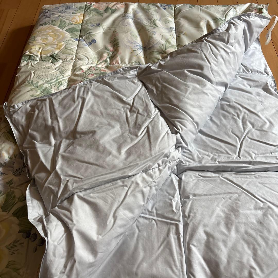 未使用タグ付東京西川羽毛肌掛け布団 150×200cm.日本製