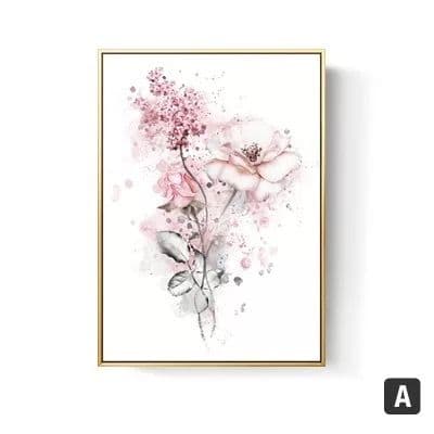 近代的な簡約の壁画スタイルの応接間装飾抽象寝室の部屋の壁面のベッド掛け北欧の壁画