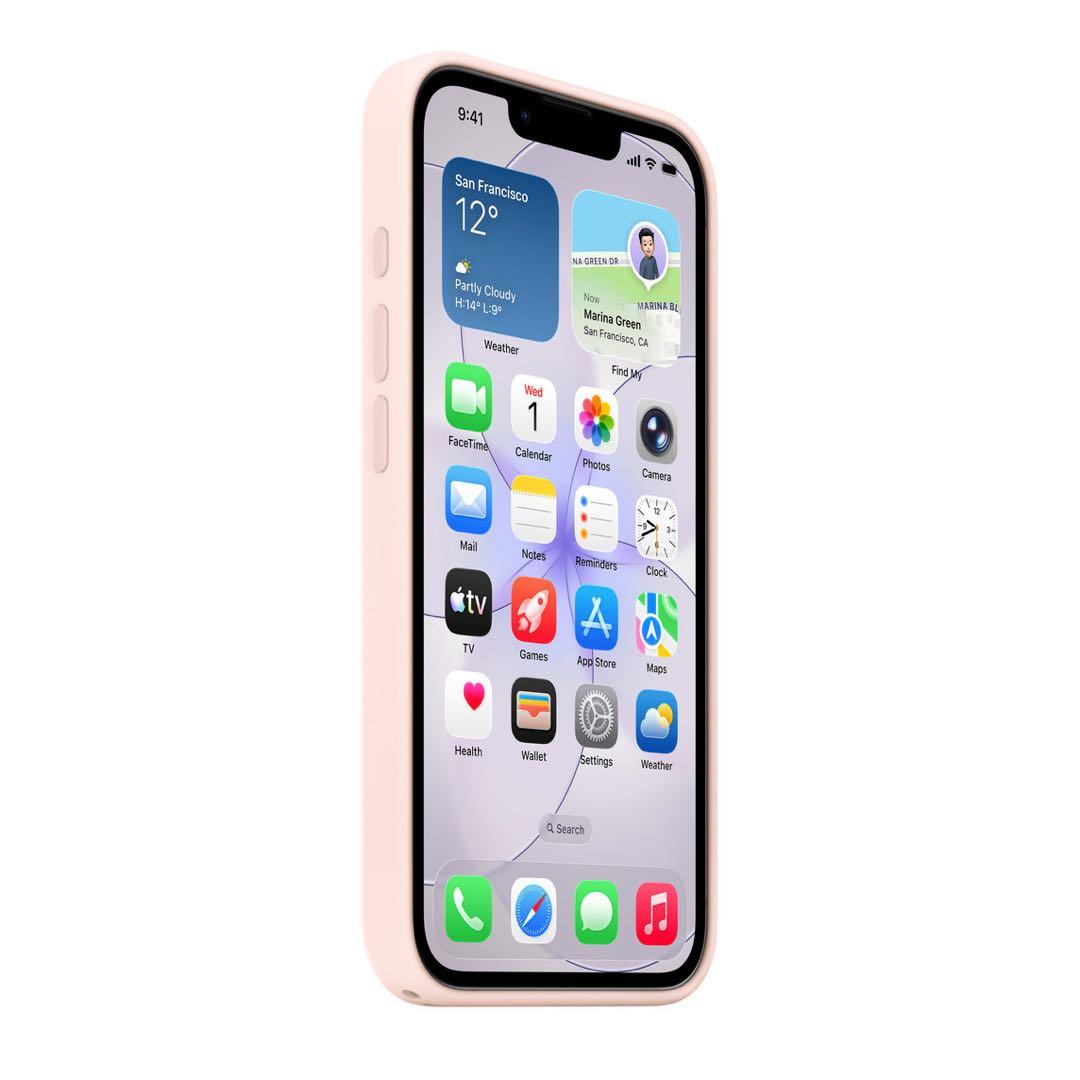 Apple iPhone17e MagSafe対応純正シリコ－ンケース（ピンク）