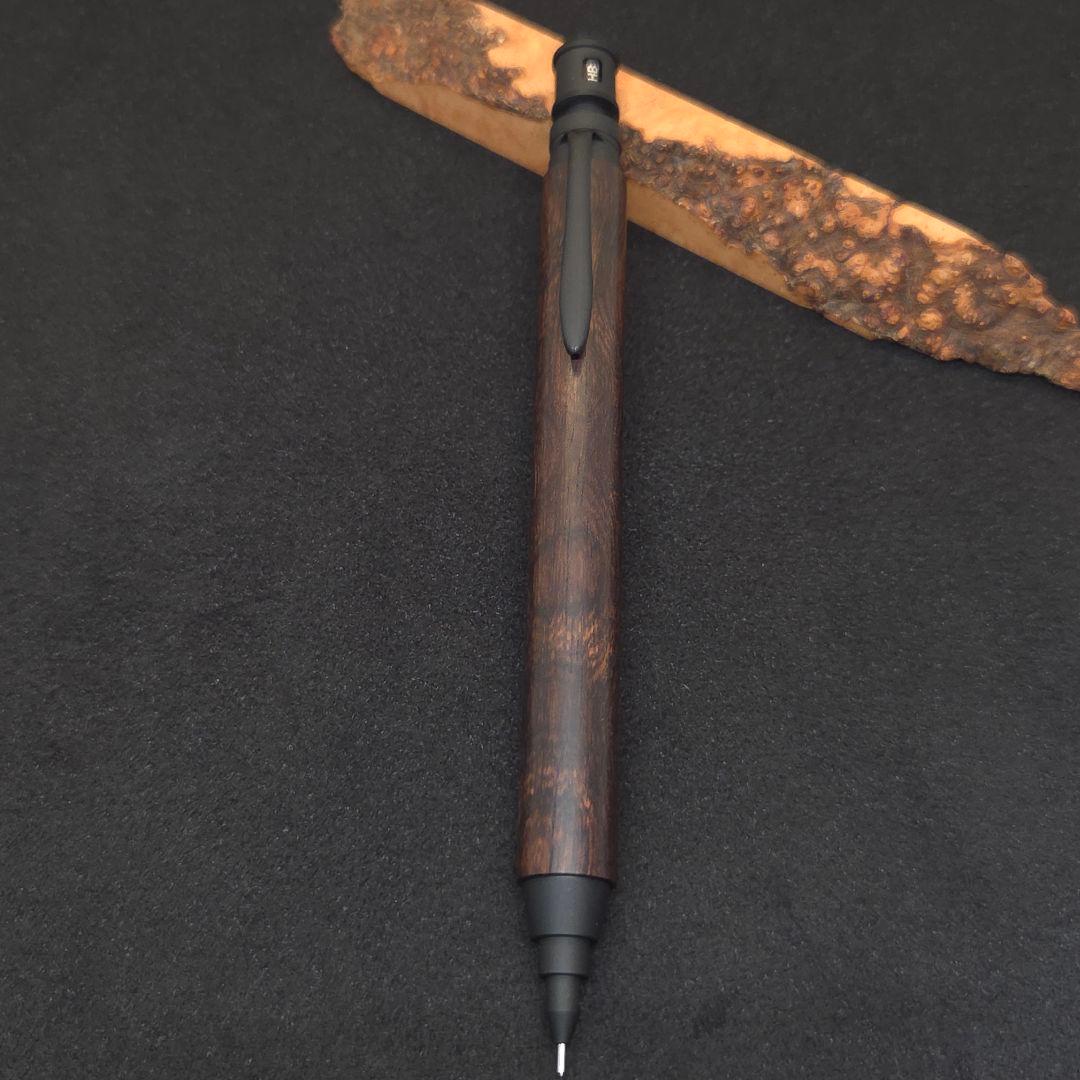 No.17ハンドメイド製図用シャープペンMDS1木軸マダガスカルローズウッド