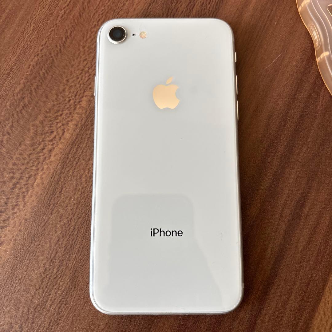 Apple iPhone 8 ホワイト クリアケース