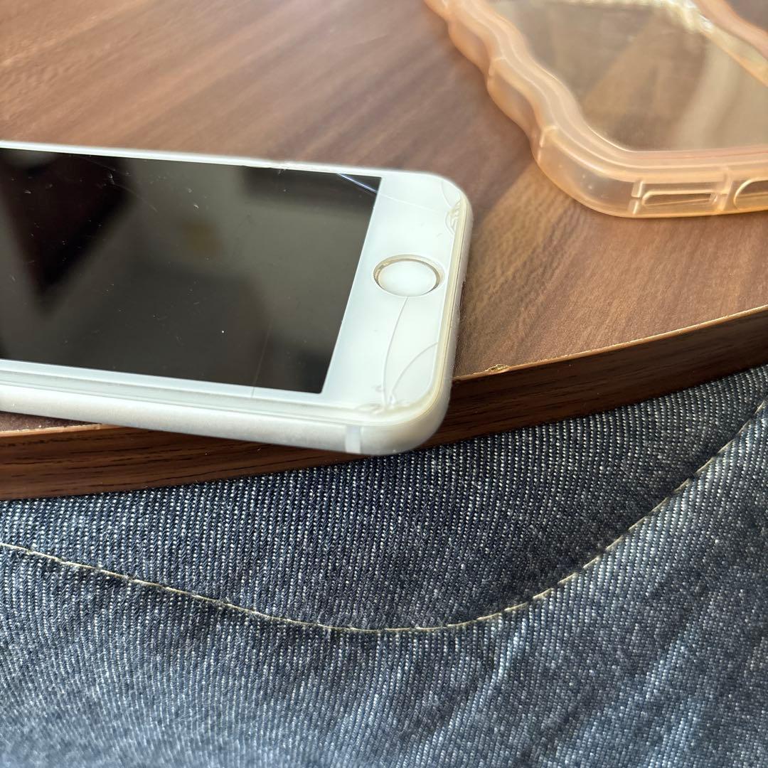 Apple iPhone 8 ホワイト クリアケース