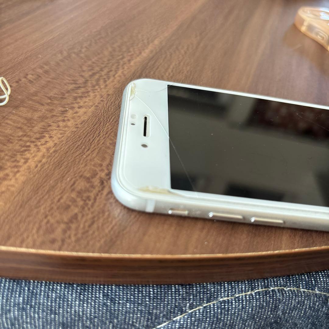 Apple iPhone 8 ホワイト クリアケース