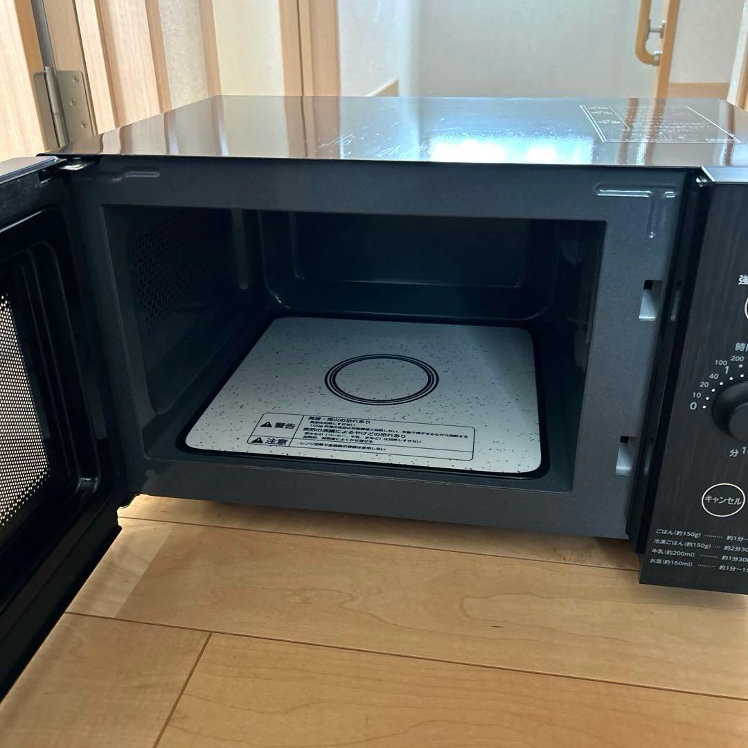 YAMAZEN 電子レンジ ブラック YRL-F018E6-B 2019年製