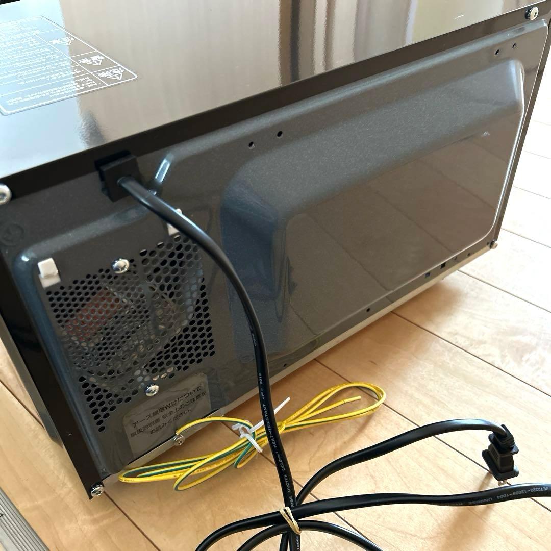 YAMAZEN 電子レンジ ブラック YRL-F018E6-B 2019年製