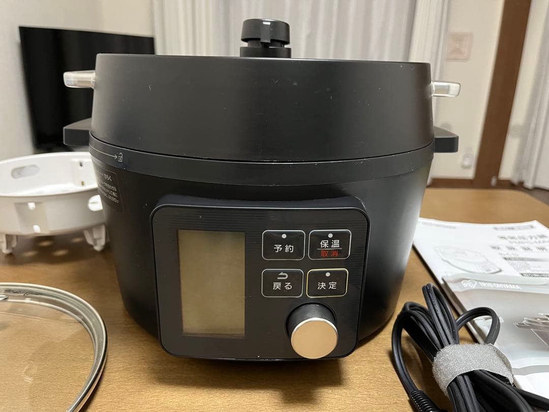 アイリスオーヤマ 電気圧力鍋 PMPC-MA4-B 4L 付属品付き