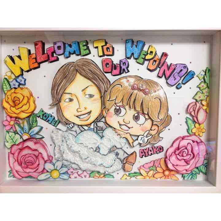 飛び出す似顔絵☺︎
