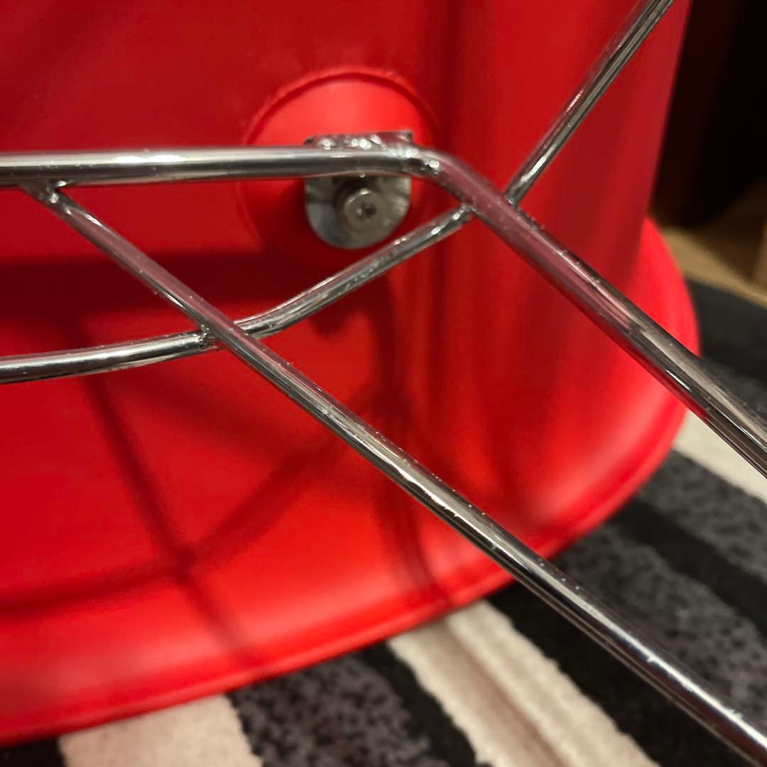 イームズ FRP製 ロッキングチェア 県内お届け可能赤リプロダクト