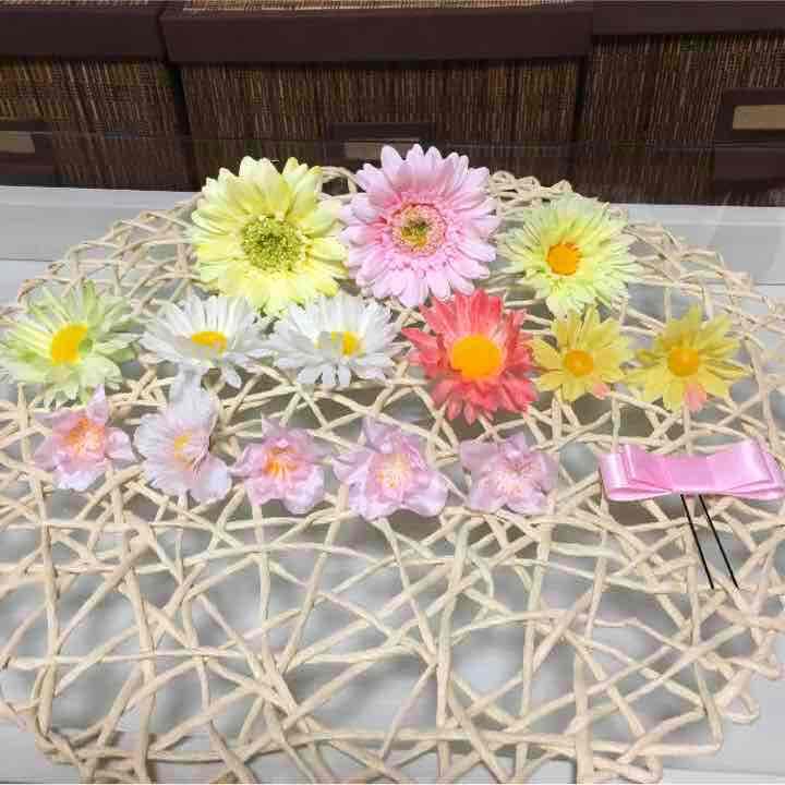 メルカリ最安値♡ラプンツェル風 オーダーメイド 花ピン