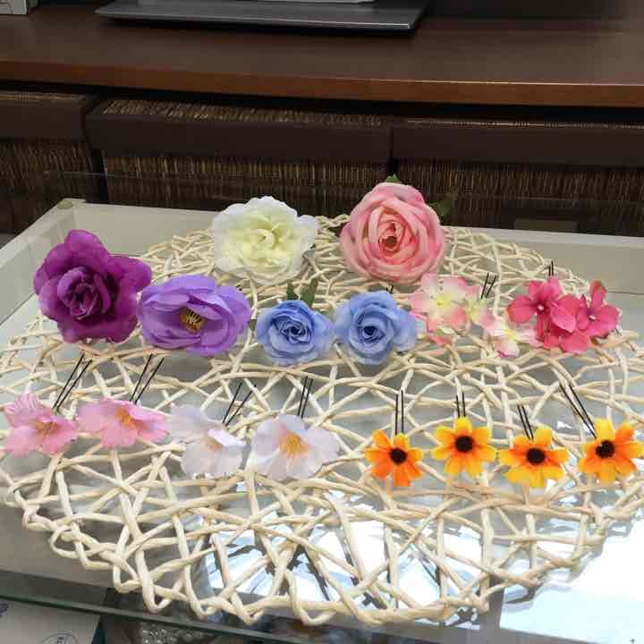 メルカリ最安値♡ラプンツェル風 オーダーメイド 花ピン