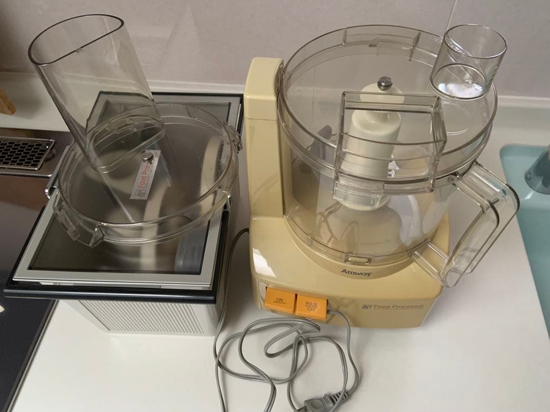 アムウェイ フードプロセッサー＋ケース付オプションパーツセット　説明書付き