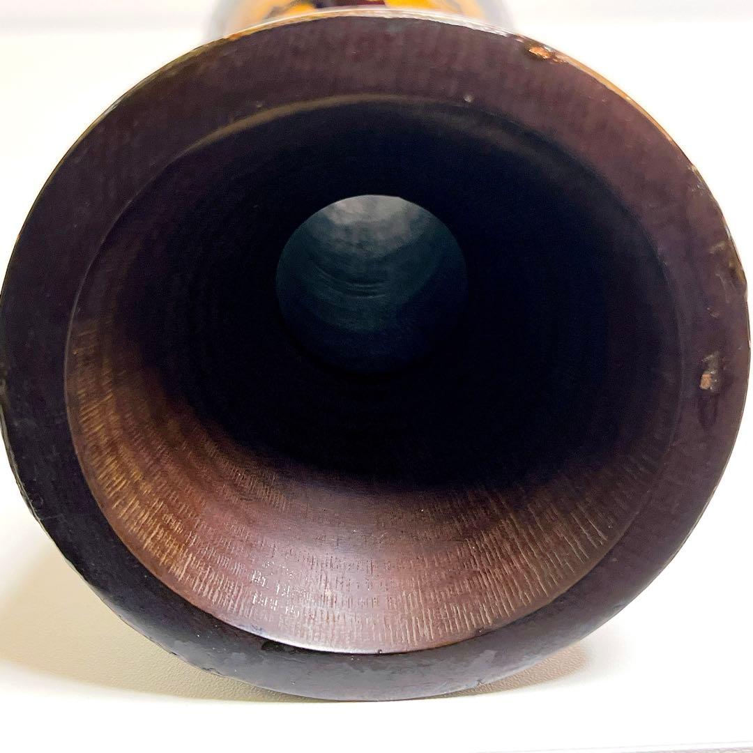 【蔵出し】鼓　蒔絵　小鼓　胴　和楽器　漆塗り　伝統芸能　能 歌舞伎　金彩　松柄