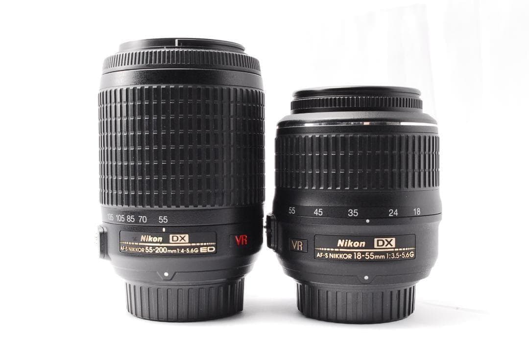 カメラデビューセット✨Nikon D3100 一眼レフカメラ ダブルレンズ