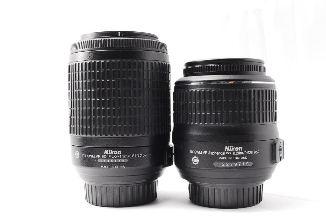 カメラデビューセット✨Nikon D3100 一眼レフカメラ ダブルレンズ