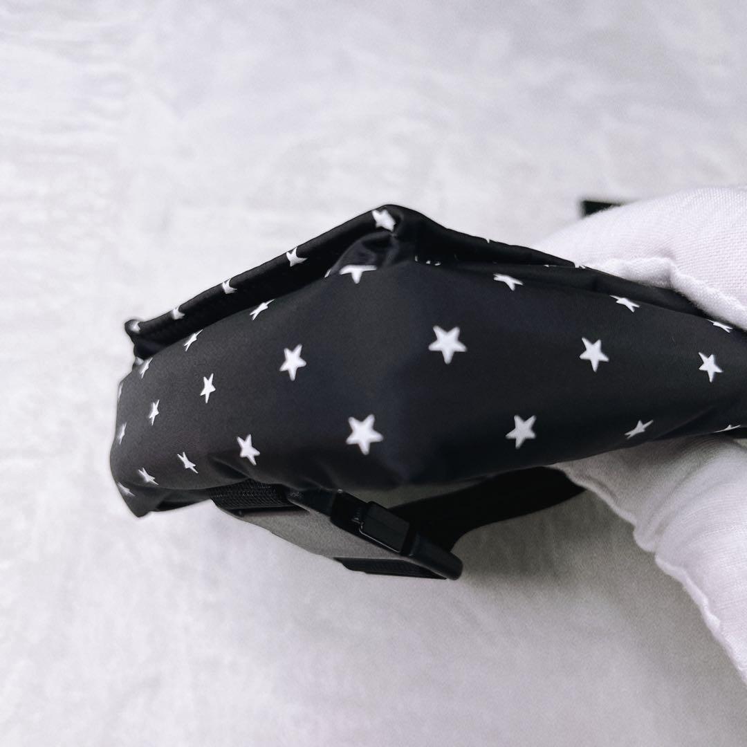 (極美品) HEAD PORTER スター柄　ショルダーバッグ　カメラ収納ポーチ