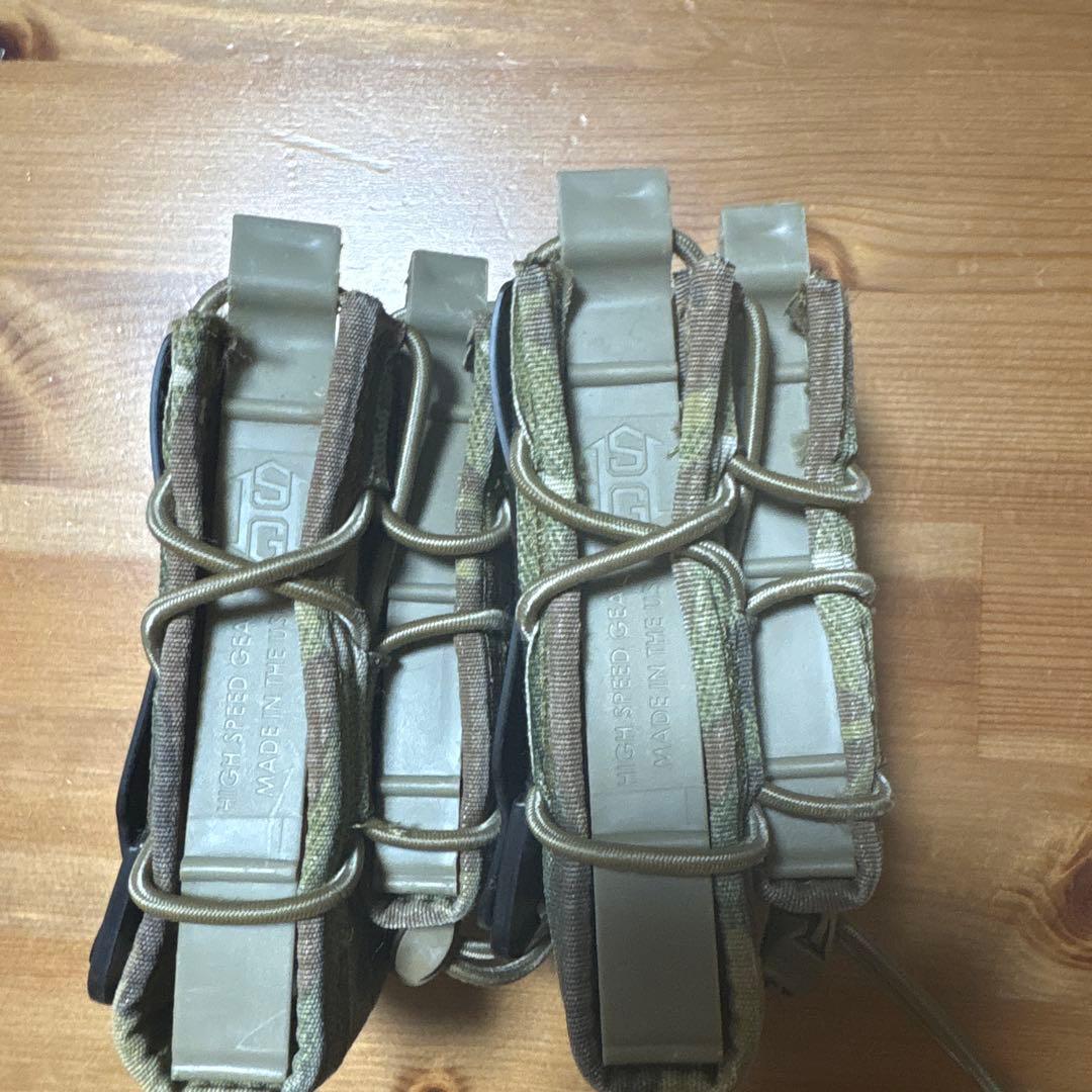 High Speed Gear ライフル&拳銃用マグポーチ TACO クリップ付