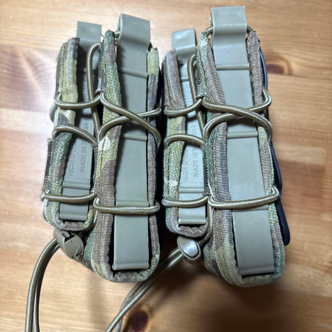 High Speed Gear ライフル&拳銃用マグポーチ TACO クリップ付