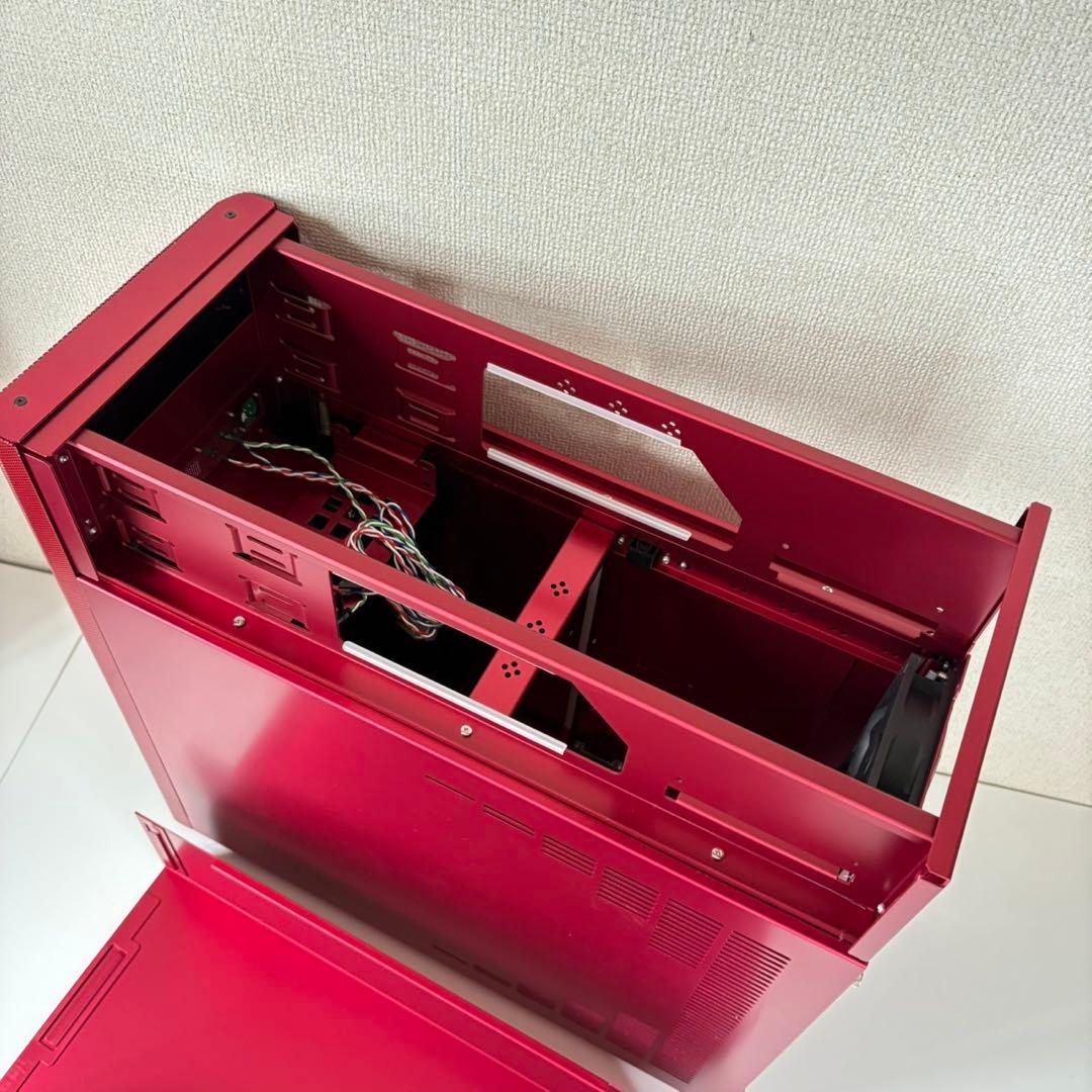 星野金属　Windy ウィンディ　PCケース　ALCADIA 赤　レッド　アルミ