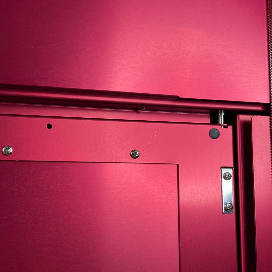 星野金属　Windy ウィンディ　PCケース　ALCADIA 赤　レッド　アルミ