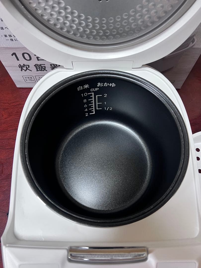 VERSOS 2026 10合炊飯器 ホワイト 多機能