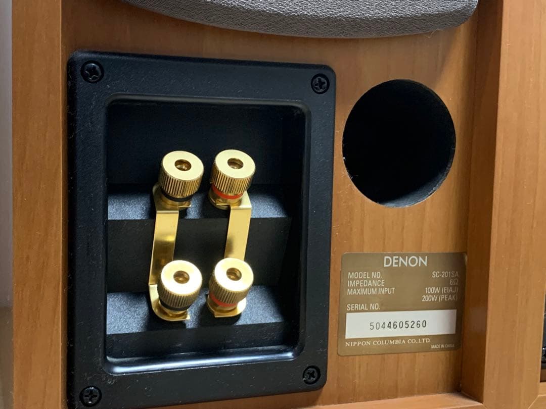 DENON デノン SC-201SA スピーカー ペア 3ウェイ 4スピーカー