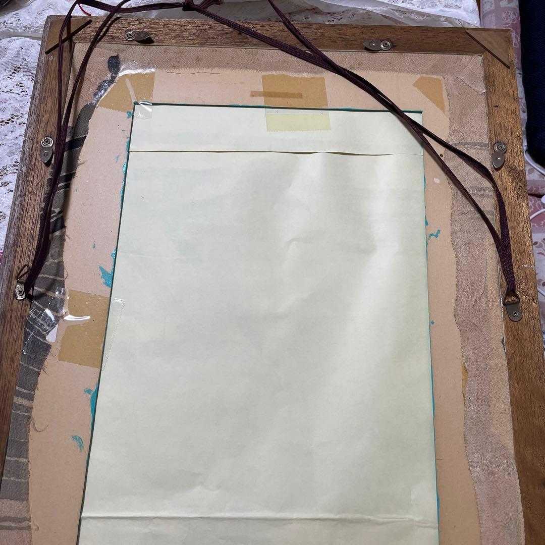 60×38 江戸縮緬　表装