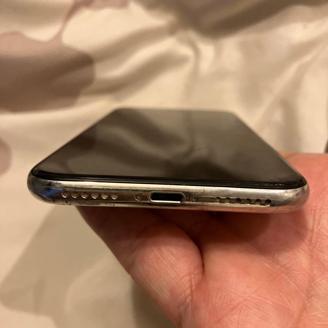 Apple iPhone X シルバー 本体 SIMフリー 修理歴無し