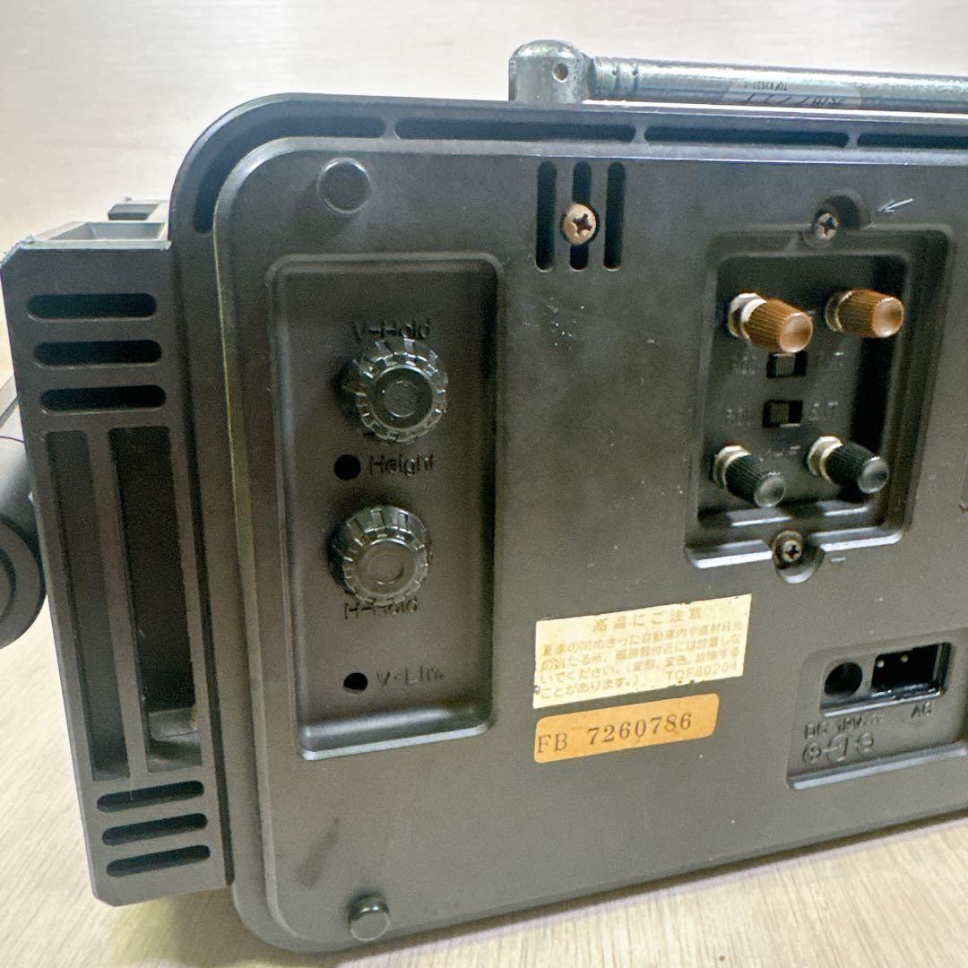National TR-809F ポータブルテレビ ブラウン管 昭和レトロ