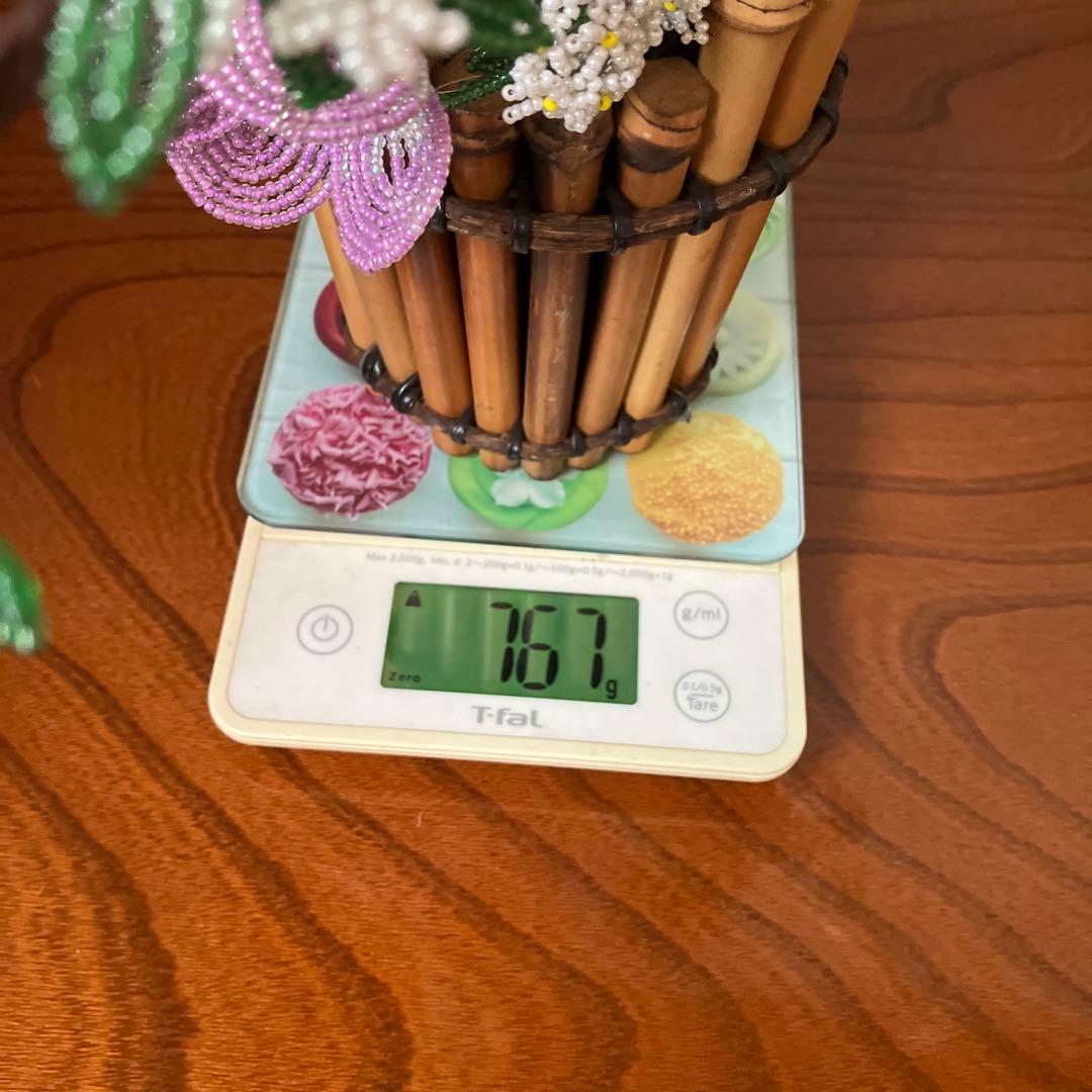 ビーズフラワー　アネモネ　はま菊　こでまり