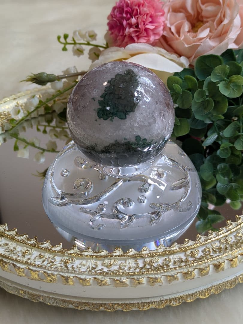 ♡ハイグレードスフィア　アメジスト　スフィア♡　笑口 オールカット