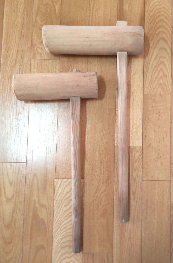 杵 2本 木製