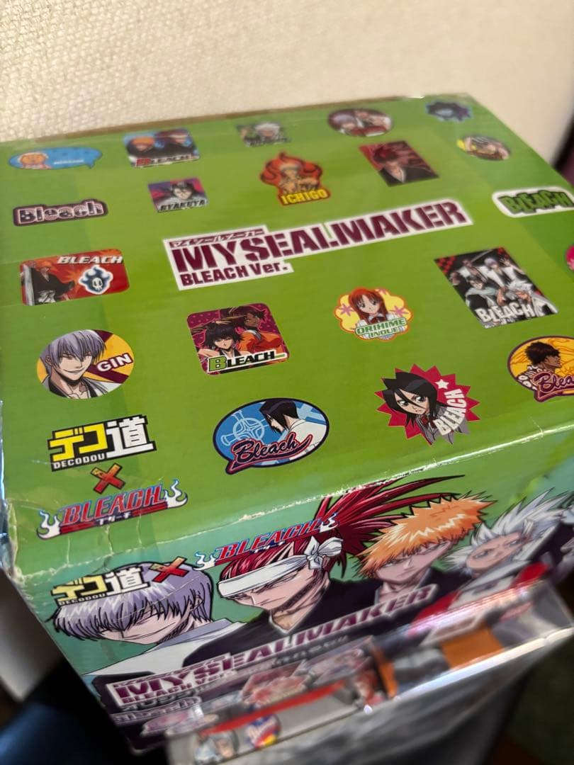 BLEACH デコ道 マイシールメーカー 缶バッジ黒崎一護 日番谷 市丸ギン