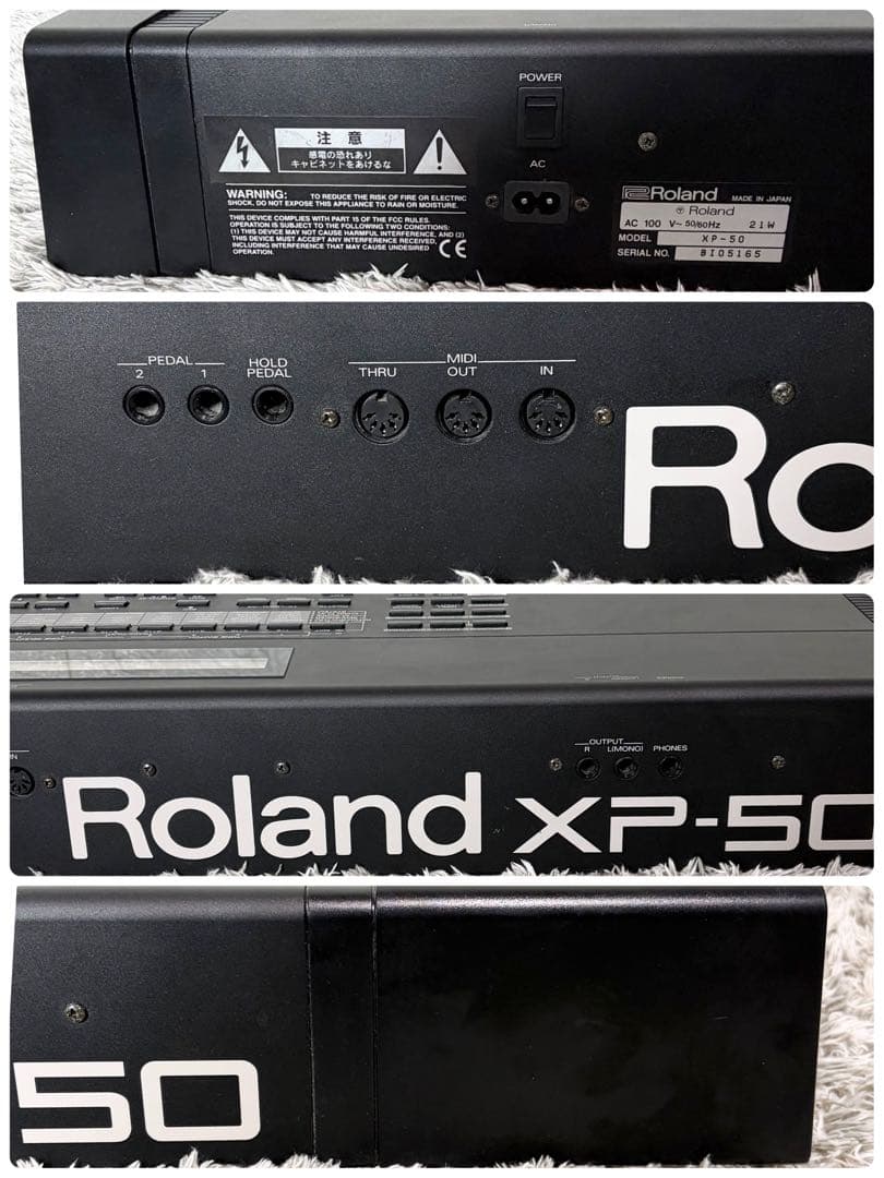 Roland XP-50 シンセサイザー キーボード 電池交換済 説明書付き