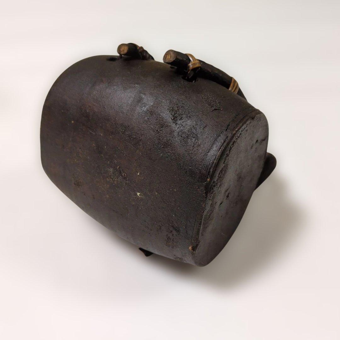 陶器製　木製ハンドル付き　花器セット