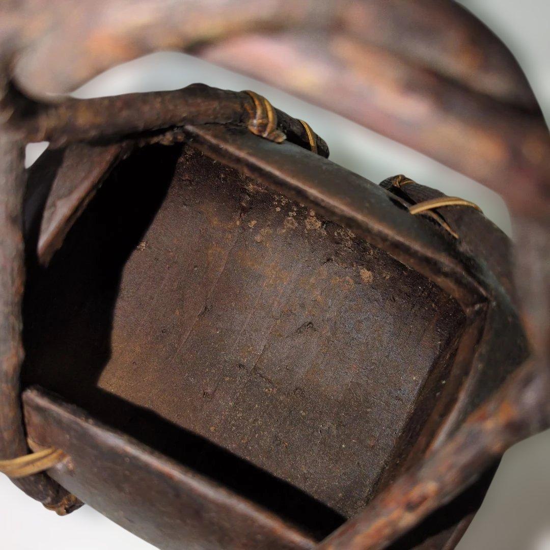 陶器製　木製ハンドル付き　花器セット