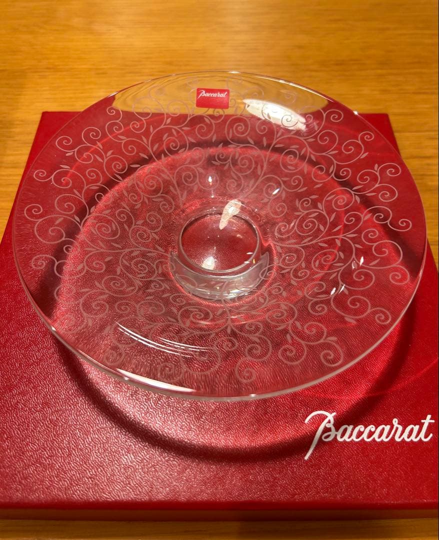 Baccarat クリスタルプレート　バカラ