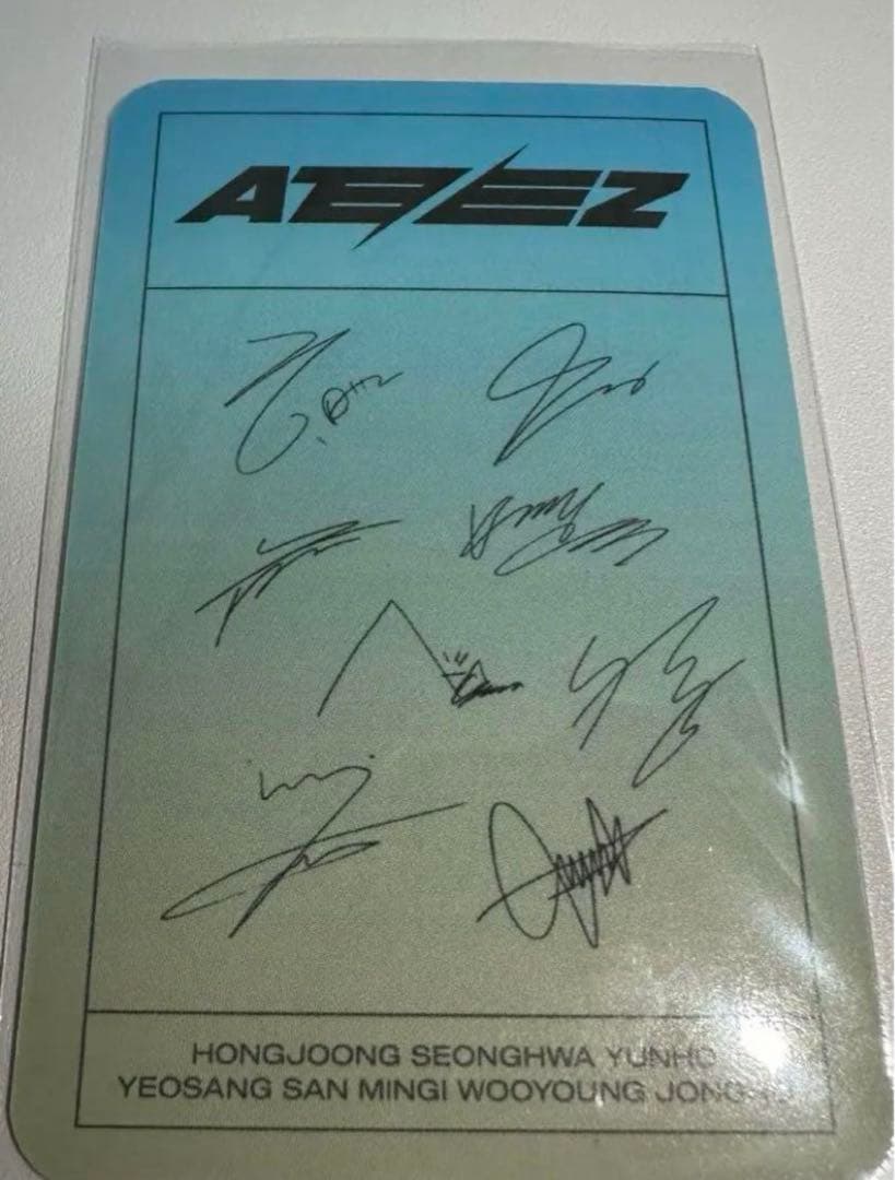 ATEEZ MINGI 민기 ミンギ SEOUL FESTA トレカ 포카