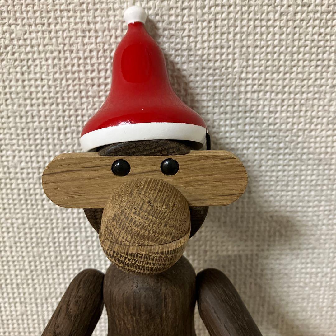 カイボイスン　モンキー サンタ帽子付き