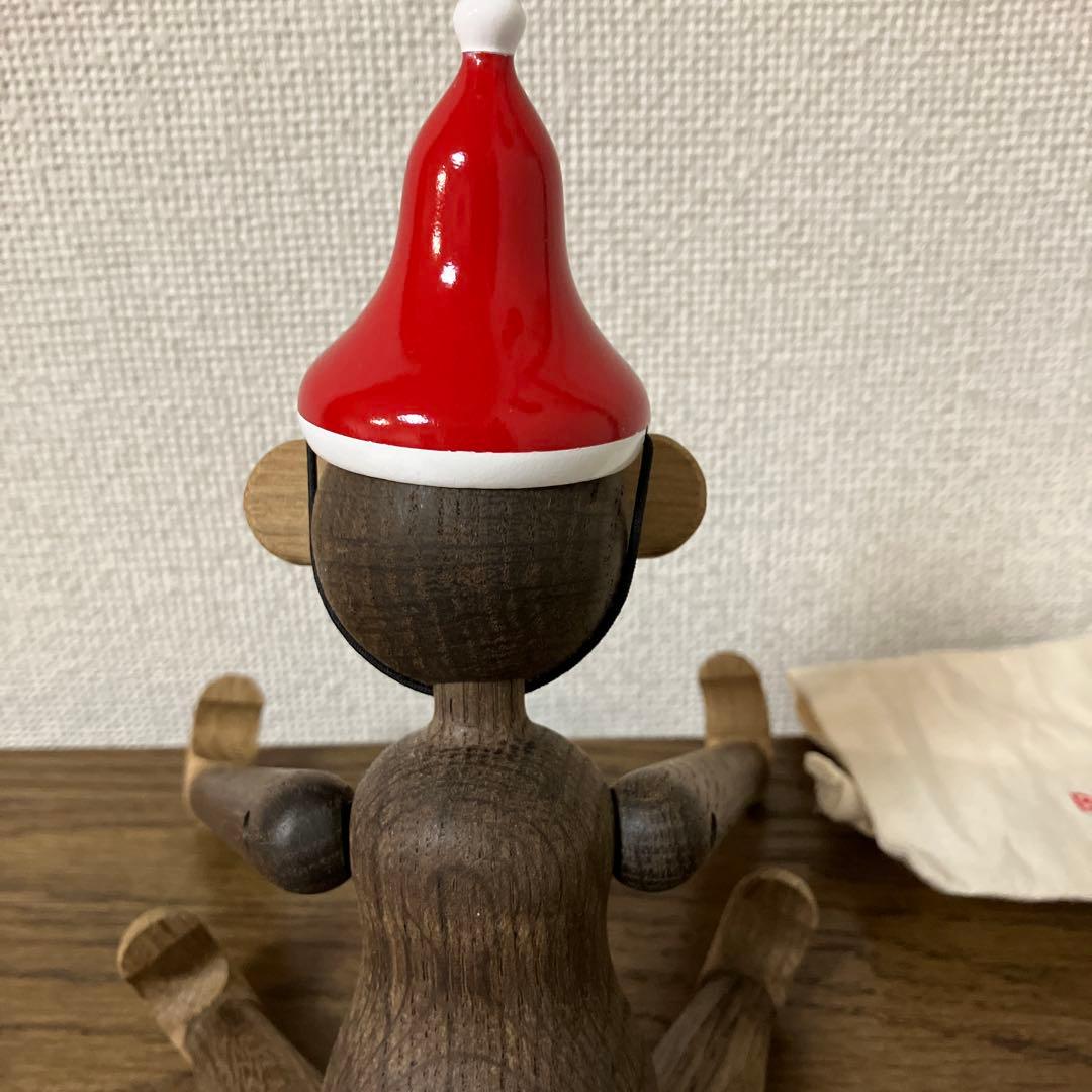 カイボイスン　モンキー サンタ帽子付き