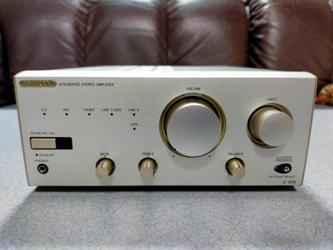 ONKYO プリメインアンプ A-909【動作確認済み】