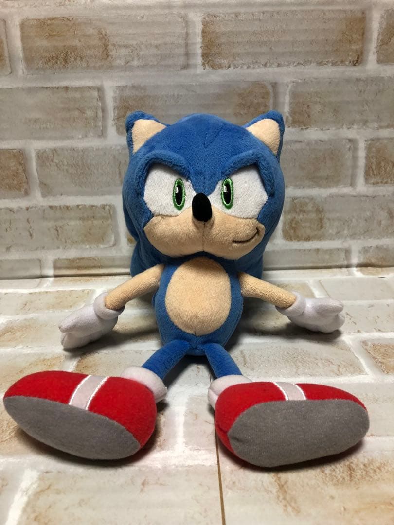 ソニック ザ ヘッジホッグ　ぬいぐるみ　三英貿易　sonic SEGA