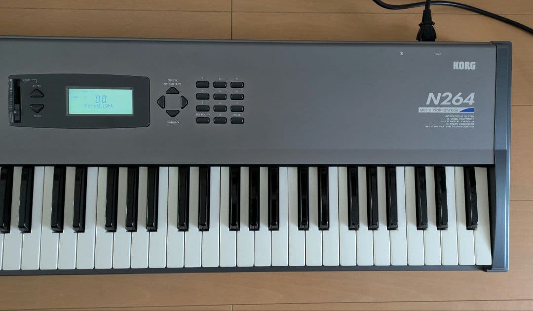 KORG シンセサイザー N264 工場出荷状態復旧　FDD動作不良ジャンク扱い