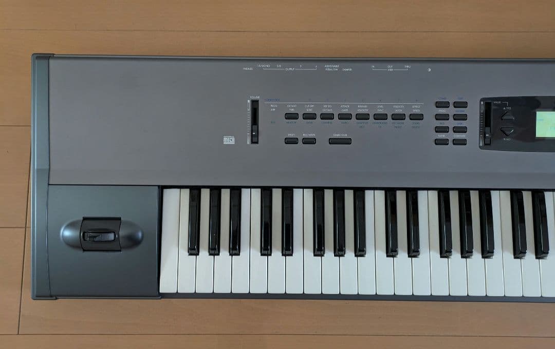 KORG シンセサイザー N264 工場出荷状態復旧　FDD動作不良ジャンク扱い