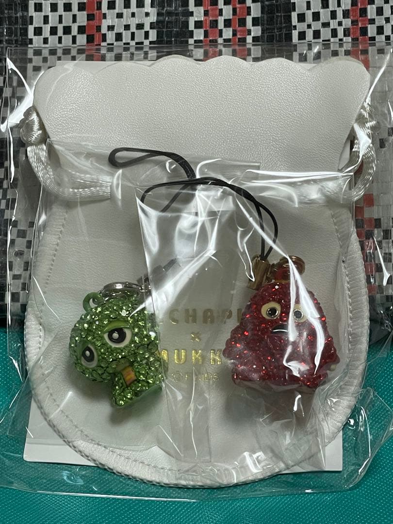 【未使用】2個セット　ガチャピン&ムック　ジュエリーストラップ