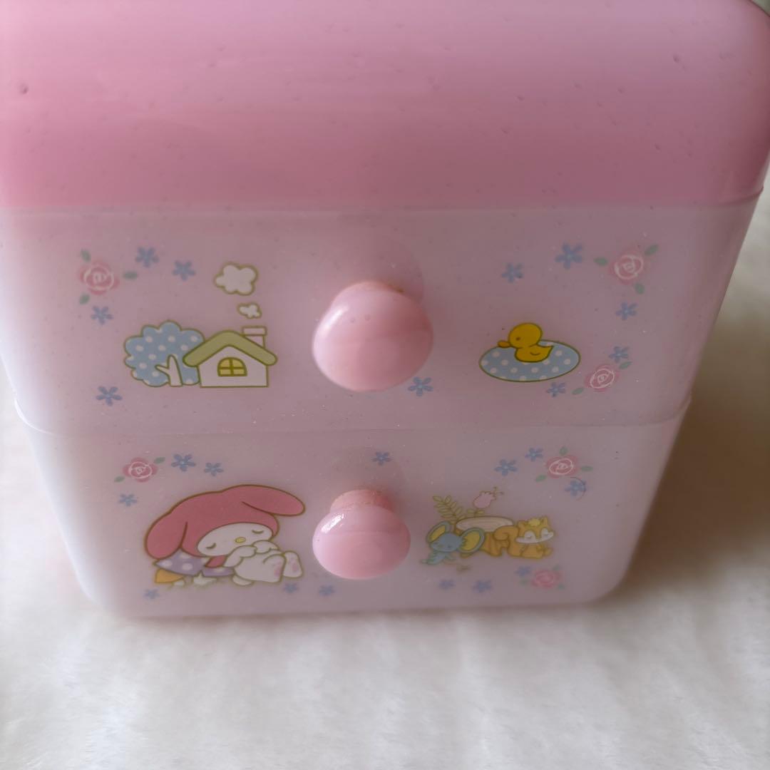 激レア❣️My Melody 2段引き出し収納ボックスチェスト2011年製品